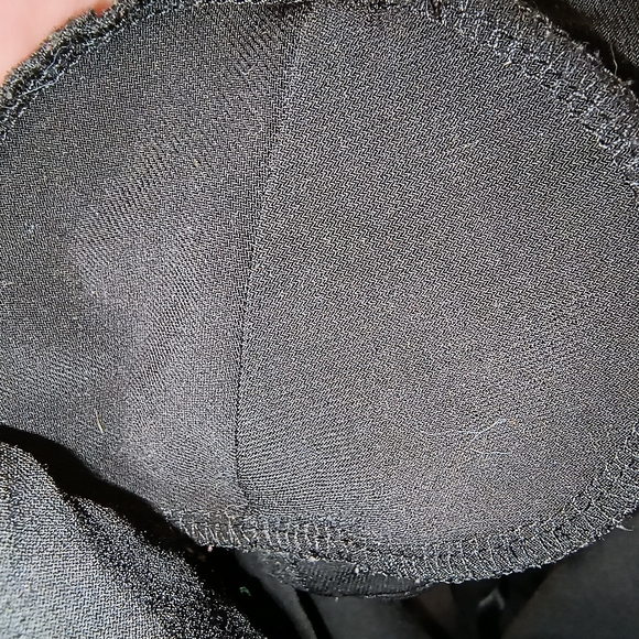 Lauren Ralph Lauren Beautiful Classic Jet Black Draped Dress (Size 6) - Picture 10 of 11